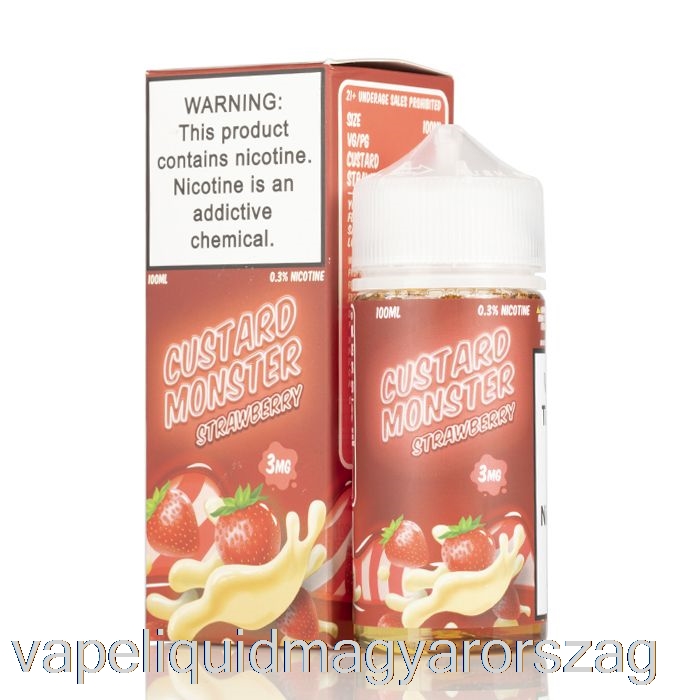 Eper - Pudingszörny - 100 Ml 3 Mg Vape Toll